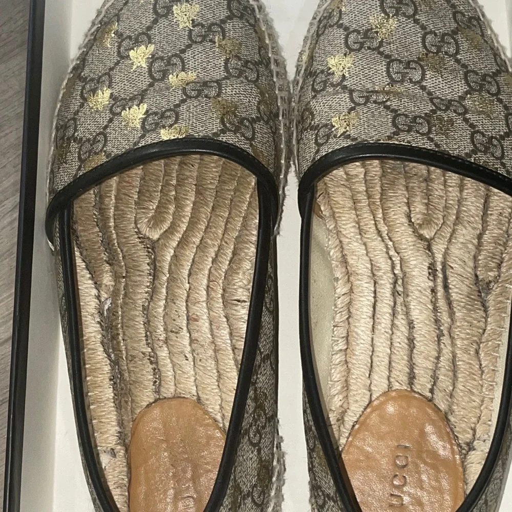 Gucci pilar GG Supreme Canvas Espadrille flats - Picture 3 of 10